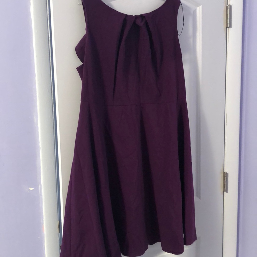 20w purple dress